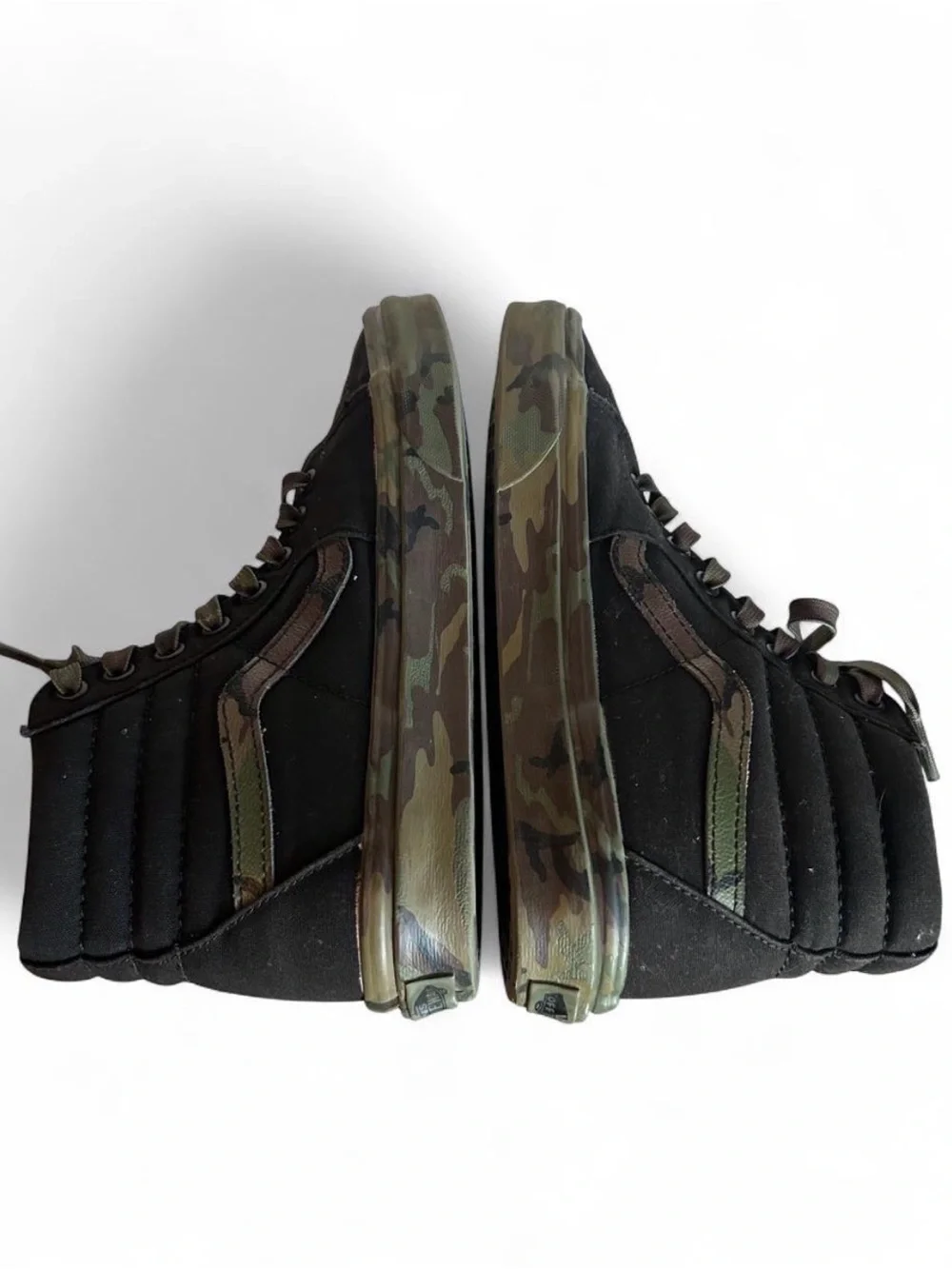 Vans SK8-Hi Inspired Black & Camo High-Top Sneakers